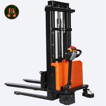 1.5 Ton No Slipping Battery Operated Lifter Forklift Full Battery Electric Pallet Stacker