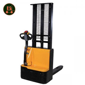 Walking electric heap high vehicle single oil cylinder mast 1500 kg electric pallet stacker