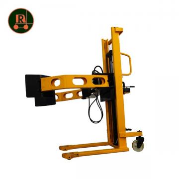 Strong Mast Manual Pallet Stacker C Type Steel Yellow Color Comfortable Operation